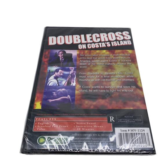 Doublecross On Costa's Island Franco Columbu NEW Sealed - Picture 2 of 2
